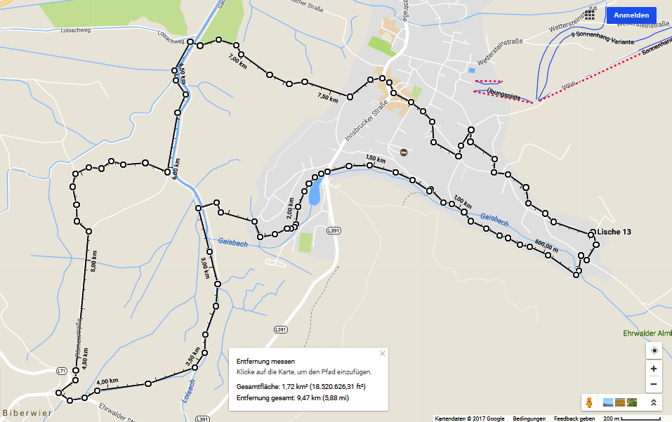 Ehrwald, 9,5 km April 2017